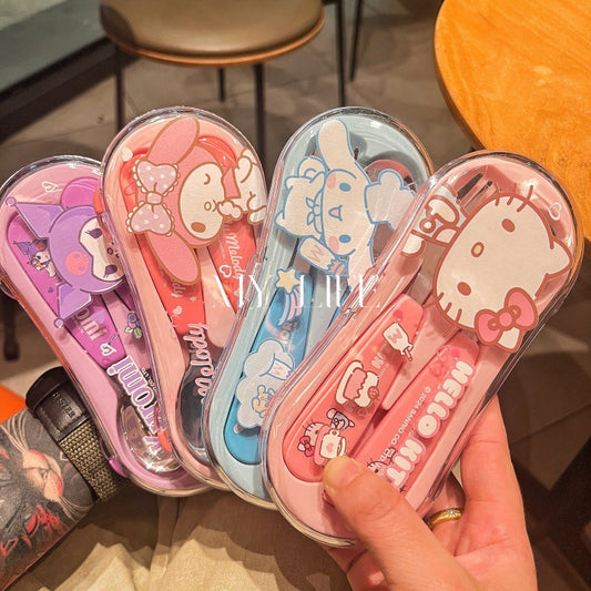 Sanrio Adorable Portable Cutlery Set