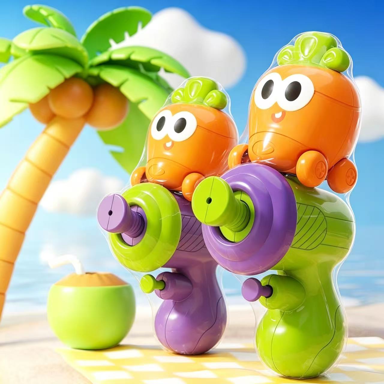 9PC-Fruit & Vegetable Mini Water Gun