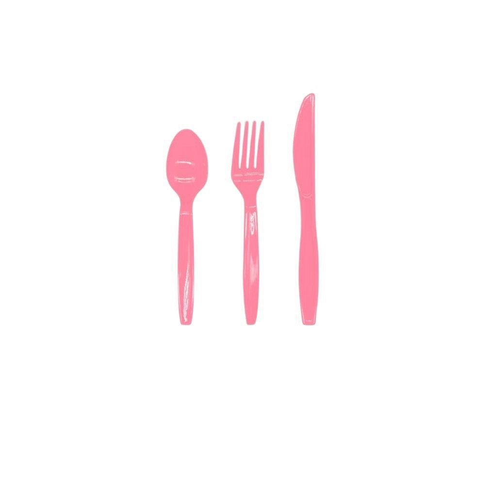 HK--Pink Children's Birthday Party Decoration and Tableware Set