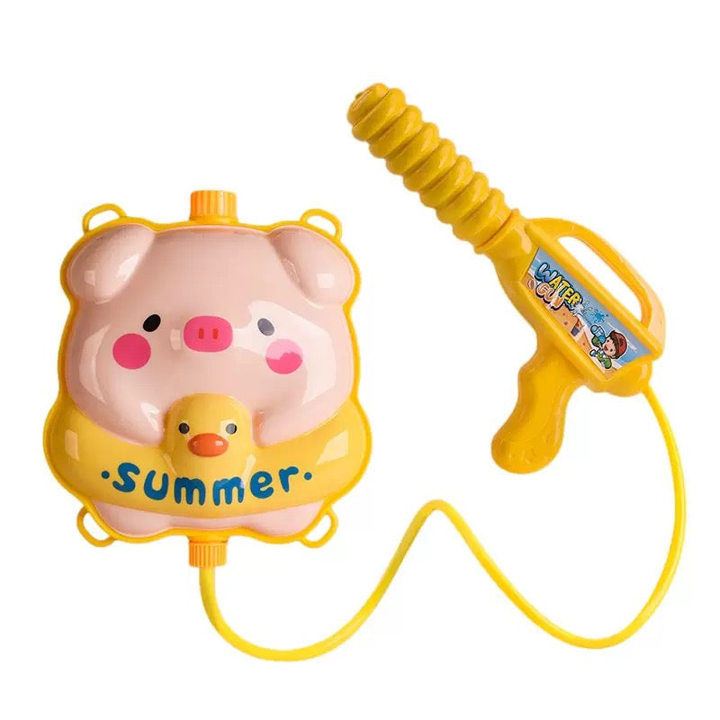 Summer Blockbuster — New Kids' Backpack Water Gun — Pump-Action Style: Perfect for Pool Fun & River Rafting