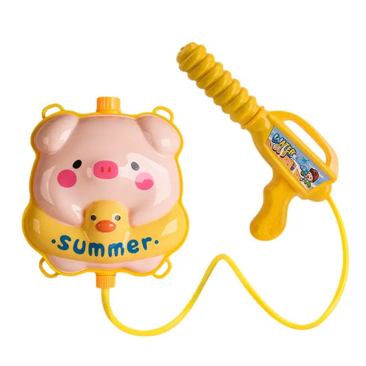Summer Blockbuster — New Kids' Backpack Water Gun — Pump-Action Style: Perfect for Pool Fun & River Rafting