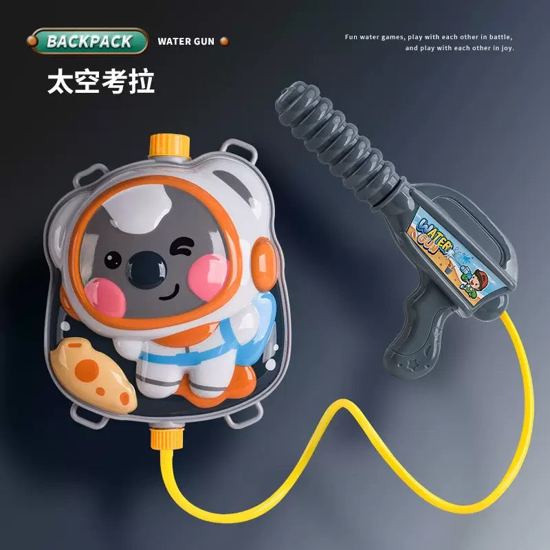 Summer Blockbuster — New Kids' Backpack Water Gun — Pump-Action Style: Perfect for Pool Fun & River Rafting
