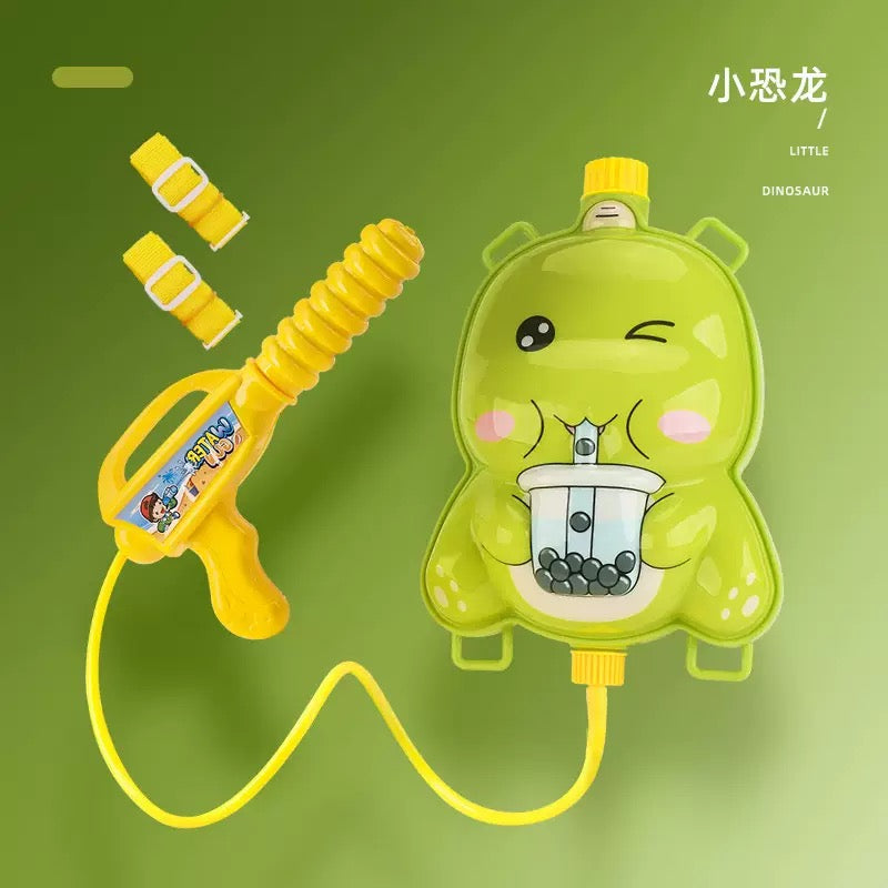 Summer Blockbuster — New Kids' Backpack Water Gun — Pump-Action Style: Perfect for Pool Fun & River Rafting