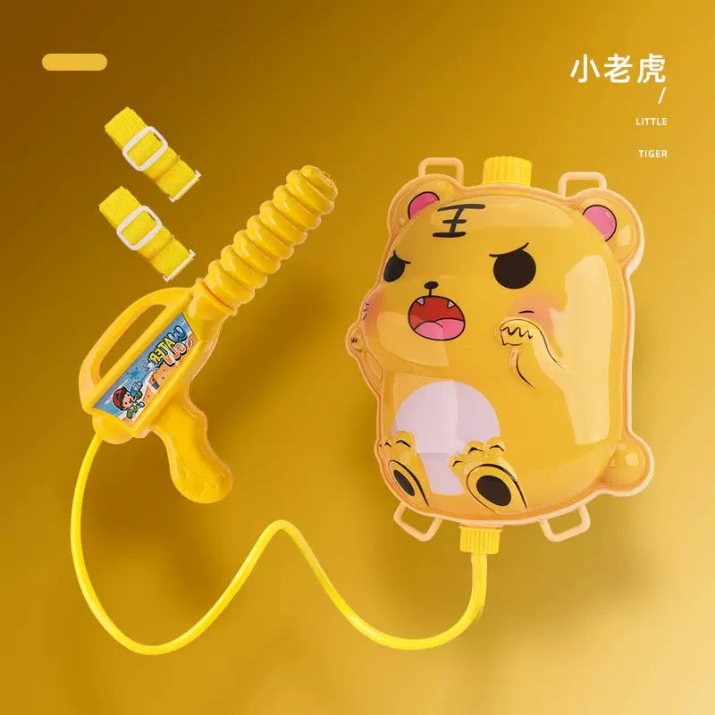 Summer Blockbuster — New Kids' Backpack Water Gun — Pump-Action Style: Perfect for Pool Fun & River Rafting