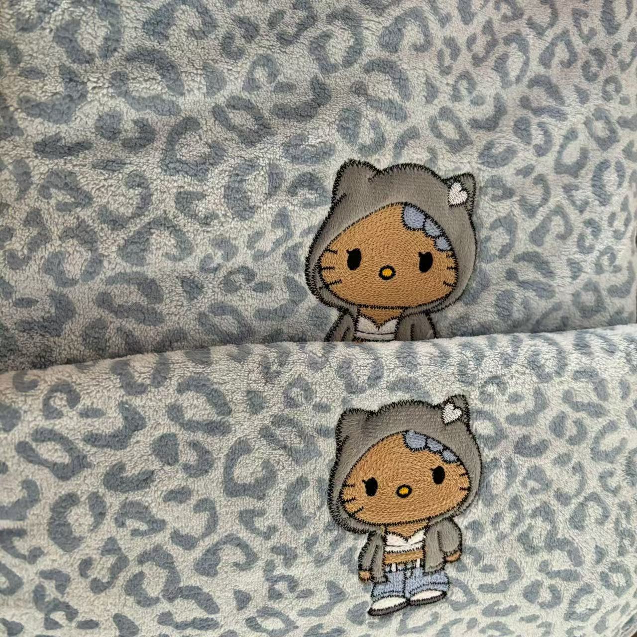 Hello Kitty Leopard Print Towel / Washcloth Collection (Multiple Styles)
