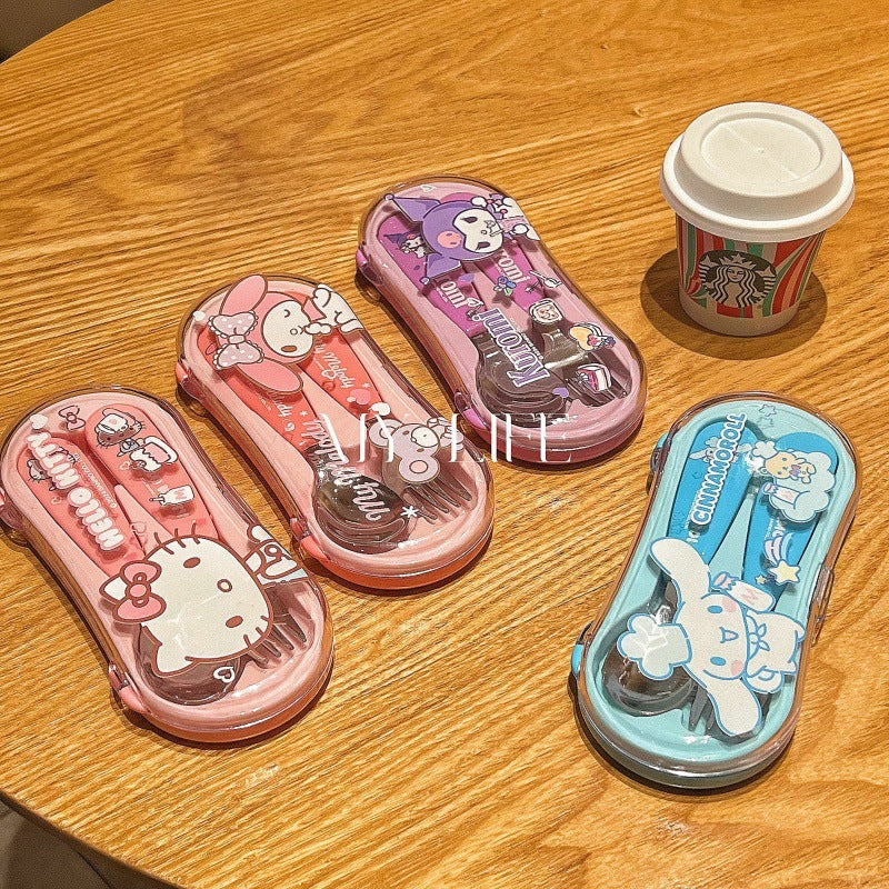 Sanrio Adorable Portable Cutlery Set