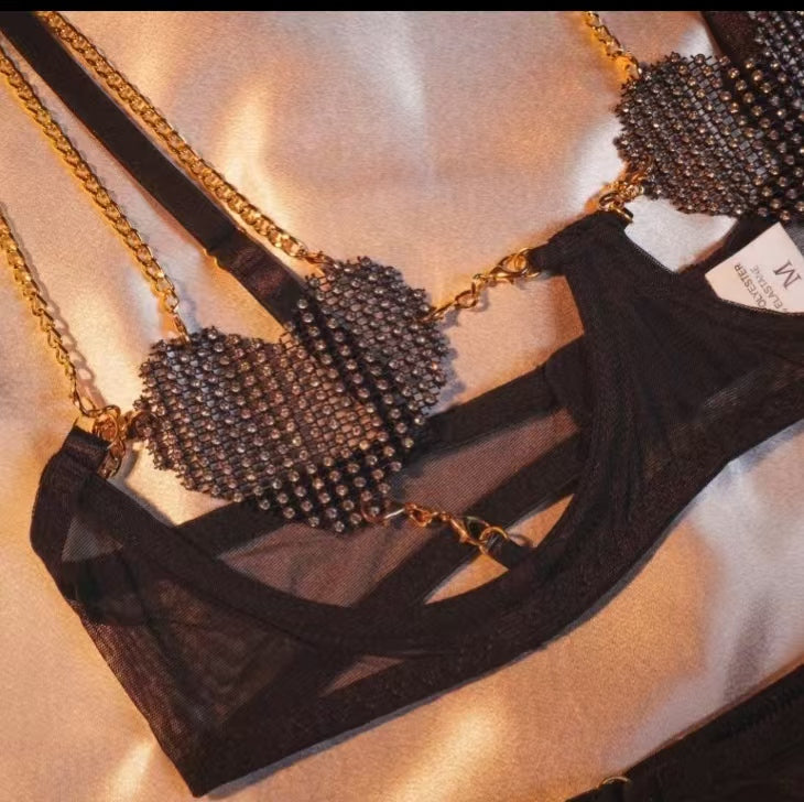 Detachable Metal Heart Set