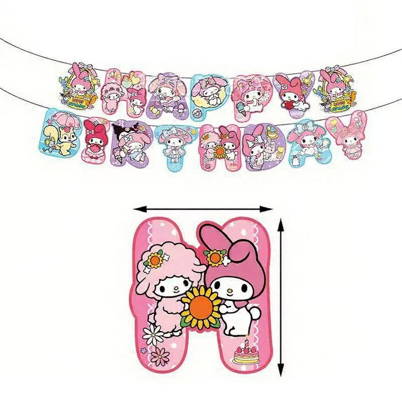 DYDY--Children's Birthday Party Decoration and Tableware Set