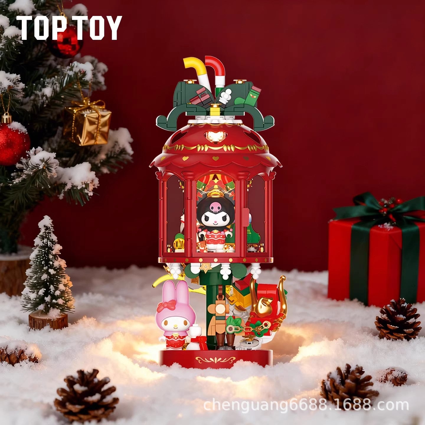 TOP TOY × Sanrio: Dreamy Lantern Music Box Building Block Series