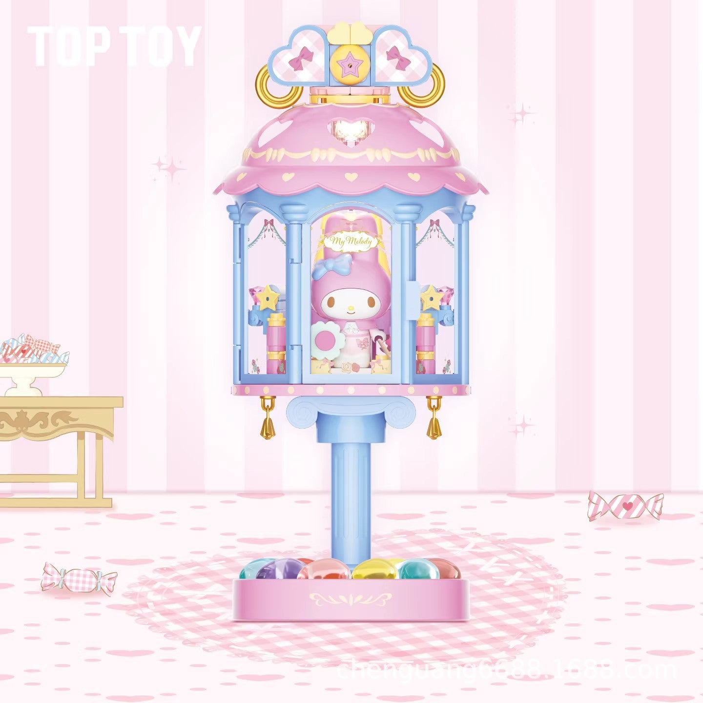 TOP TOY × Sanrio: Dreamy Lantern Music Box Building Block Series