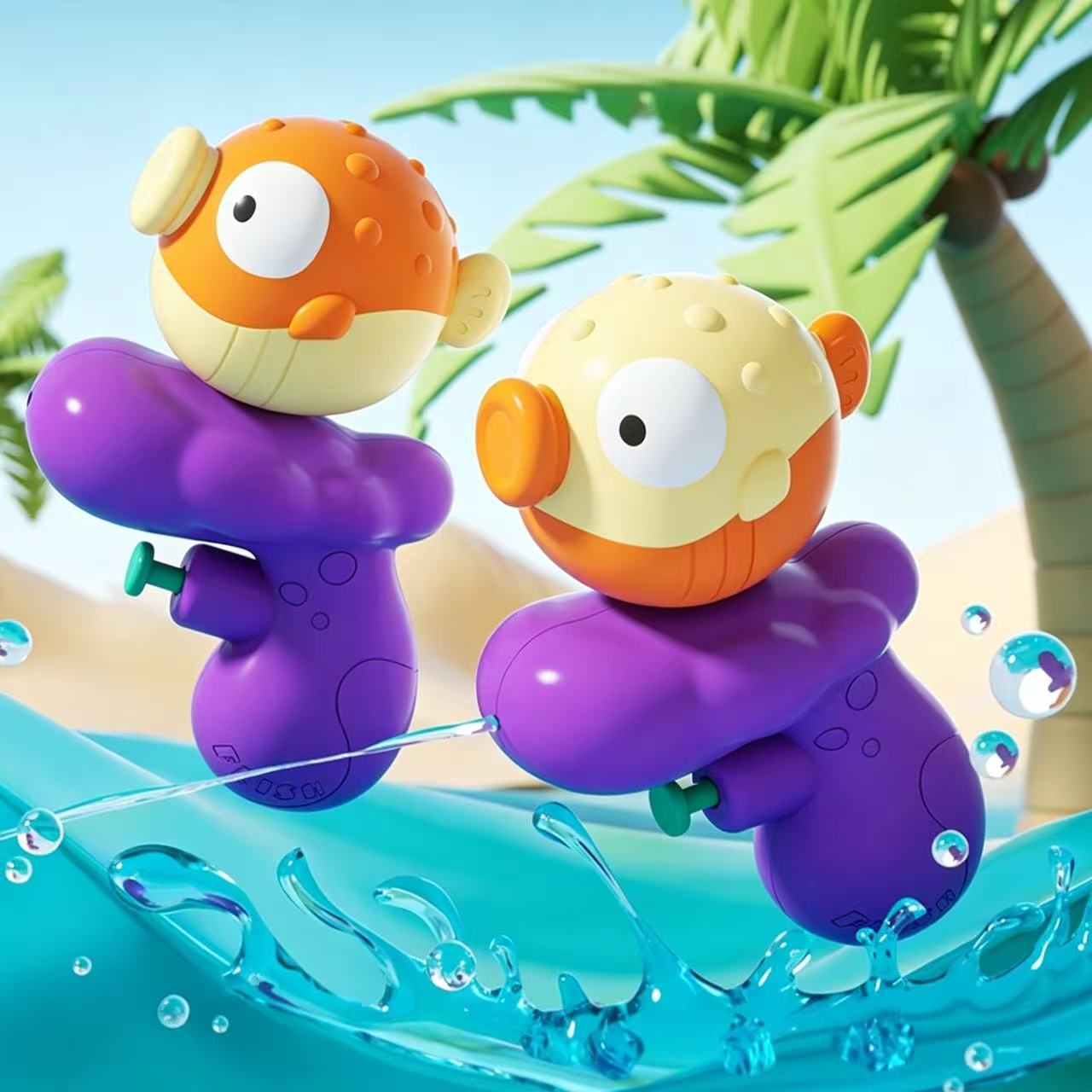 9PC-Fruit & Vegetable Mini Water Gun