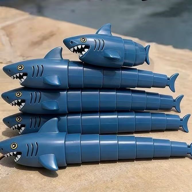 Shark-Themed Parent-Child Fishing Toy Set