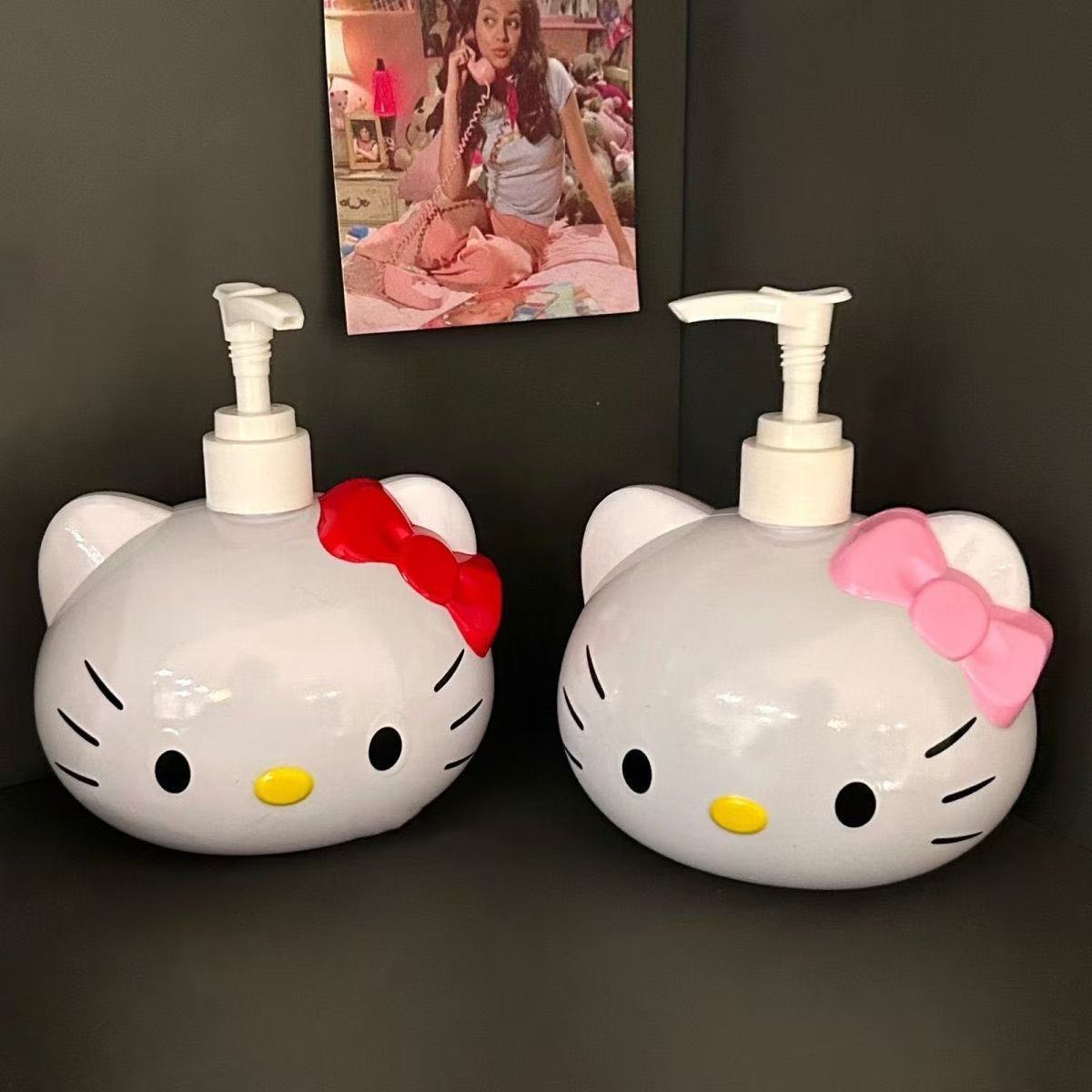 Kitty Big Head Shaped Pump Dispenser Bottle